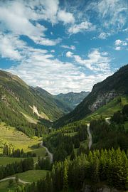 Vue de la Kaunertaler Gletcher Strasse sur Ruud Engels