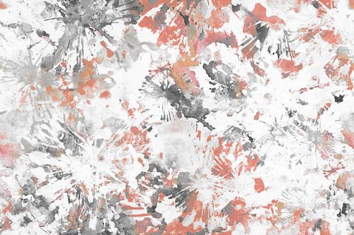 Aquarel kunstwerk in abstracte stijl