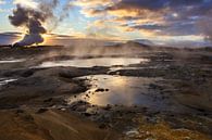 Magische morgen in IJsland von Mds foto Miniaturansicht