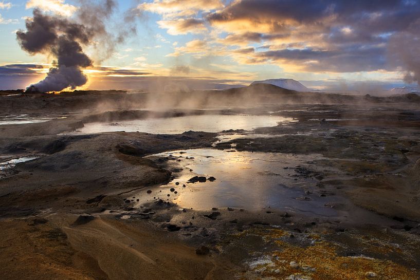 Magische morgen in IJsland van Mds foto
