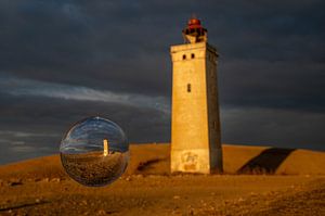 Phare Rubjerg Knude Fyr sur les falaises danoises