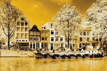 Prinsengracht Jordaan Amsterdam Netherlands Gold