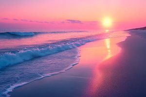 Sonnenuntergang Violett