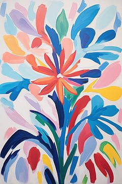 Kleurige bloemen van Bert Nijholt