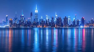 Funkelnde Lichter der Stadt