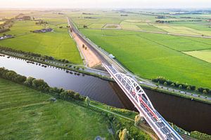 Walfridusbrücke von oben