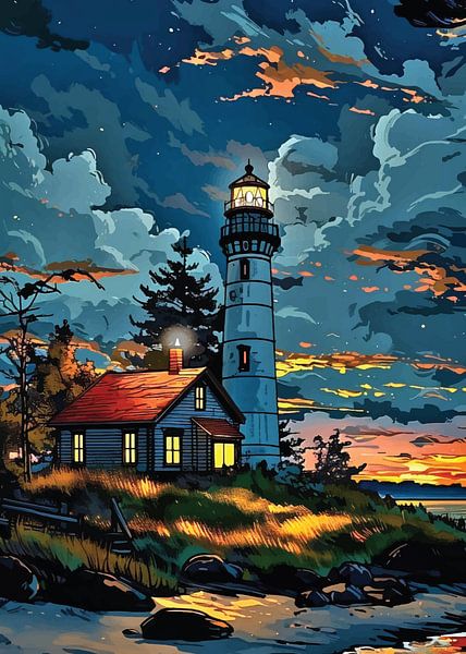 Sérénité côtière par PublicArt77