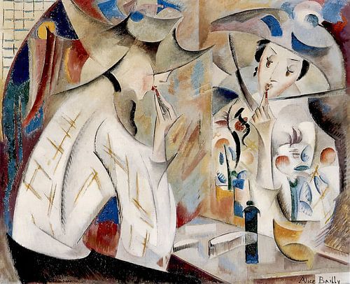Alice Bailly - Frau vor dem Spiegel