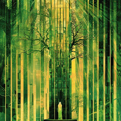 Elegance in Despair: Art Deco's Spring Symphony