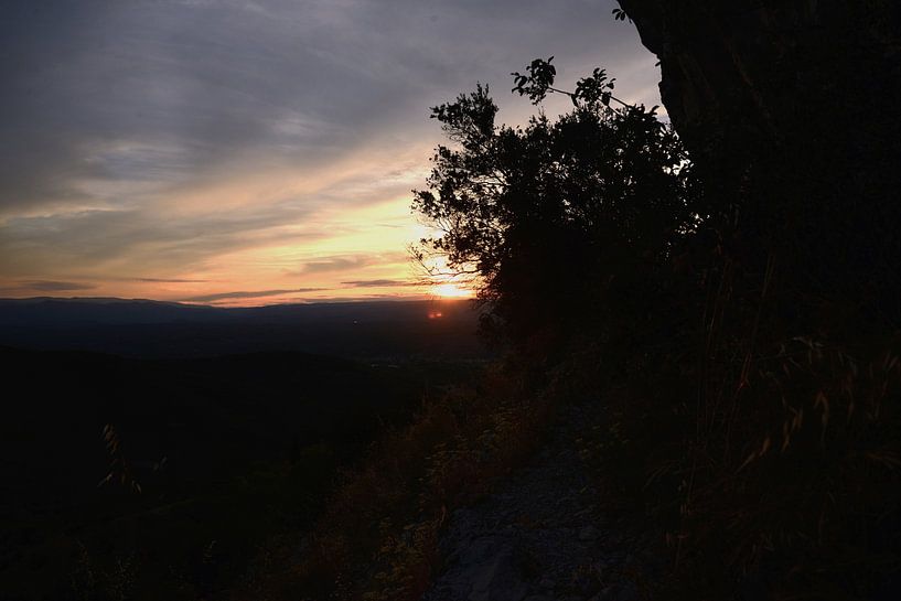 sunset ardeche by petra van stijn