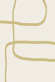 Pastel Brush Strokes in Boho stijl nr. 9 van Dina Dankers