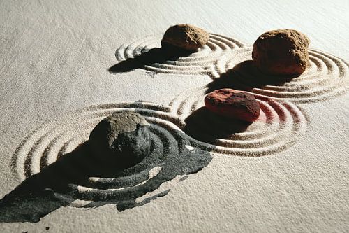 oosterse kunst Zen tuin minimalisme