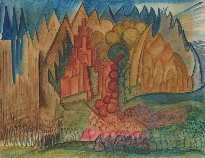 Leon Chwistek - Zakopane in New York (1917-1922) van Peter Balan