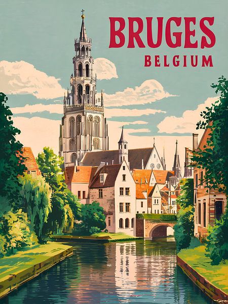 Das bezaubernde Brügge: Belgische Pracht von Robert Swaine