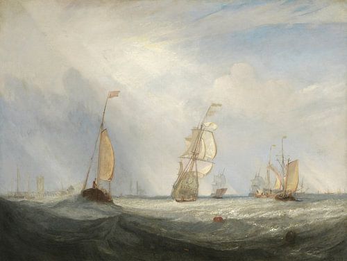 Helvoetsluizen; de stad Utrecht, 64, Going to Sea, J.M.W. Turner.