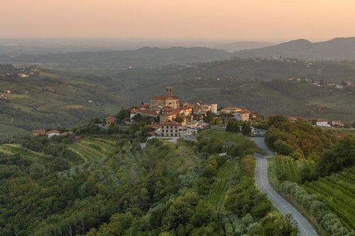 Coucher de soleil près de Smartno