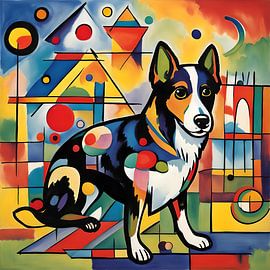 Colorful dog by Laly Laura