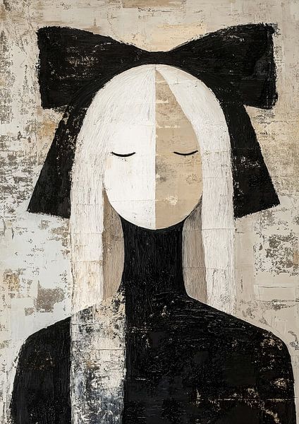 Women's portrait | Velvet Whispers by Eye catching paintings