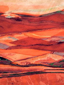 Skandinavische Herbst Landschaft
