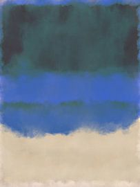 Door Rothko geïnspireerde abstracte schilderkunst – Moderne minimalistische kunst van Dina Dankers