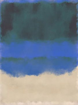 Peinture abstraite inspirée de Mark Rothko – Art minimaliste moderne sur Dina Dankers
