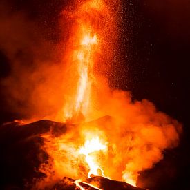 De Uitbarstende Vulkaan van Sander Meertins