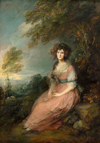 Mrs. Richard Brinsley Sheridan, Thomas Gainsborough by Masterful Masters