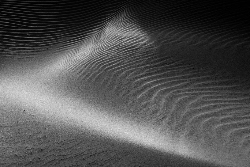 Rippen und Kontrast im Sand - Natürliches Ameland von Anja Brouwer Fotografie