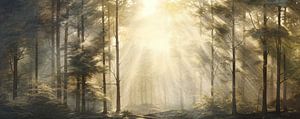 Nebliger Wald