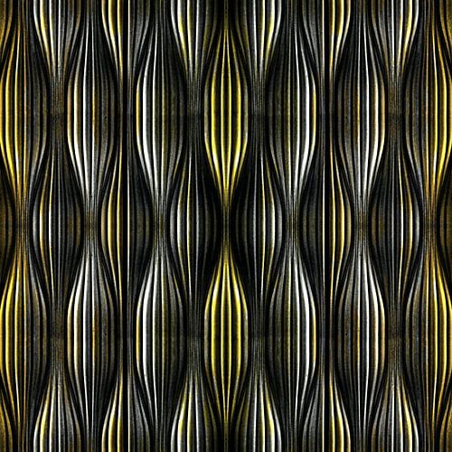 Gold Silver Abstract