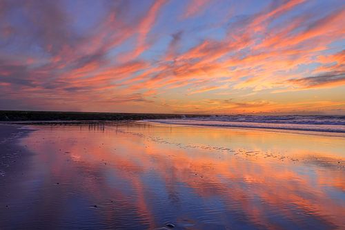 Sunset Hook of Holland beach.