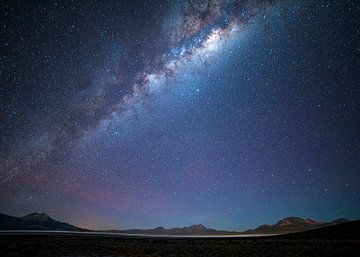 Milky Way over the Salar the Surire (1) by Lennart Verheuvel