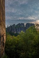 Rotsenwereld in het Elbezandsteengebergte