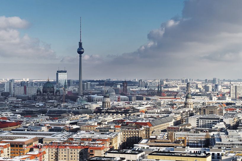 Berlin Cityblick im Winter von Ralf Lehmann