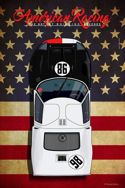American Racing, Ford GT40 No.98 by Theodor Decker