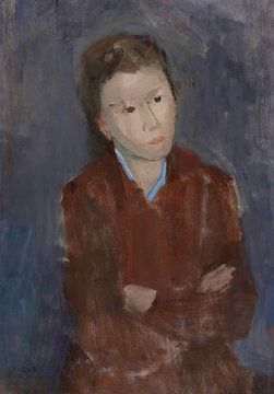 Fille en brun, Hippolyte Daeye, 1944