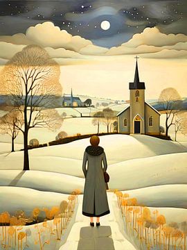 Woman In Winter by TOAN TRAN