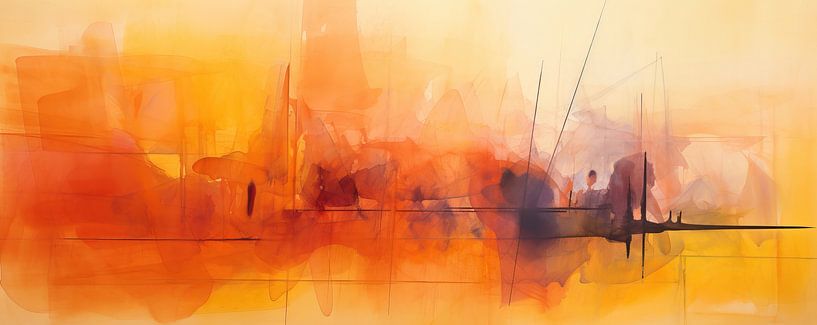 Abstract in watercolour 320939 by Abstract Painting