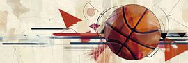 Basketbal van Poster Art Shop