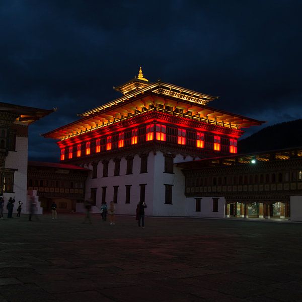 Thimphu dzong by Andrea Ooms