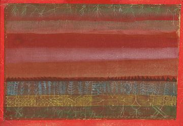 Vlak landschap, Paul Klee