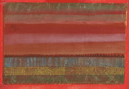Vlak landschap, Paul Klee