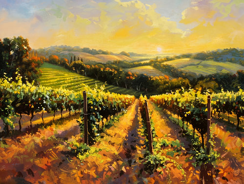 La tranquillité du raisin