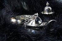 silber und flauschig