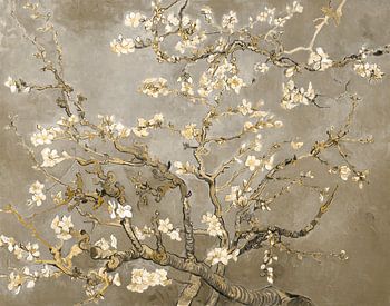 Fleur d'amandier Vincent van Gogh en version moderne