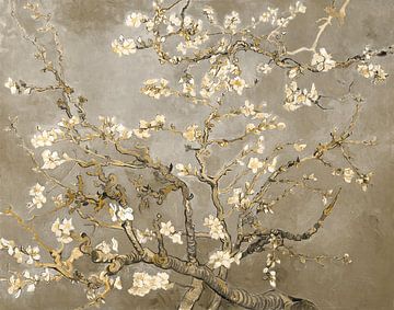Almond blossom Vincent van Gogh in modern look by Kjubik