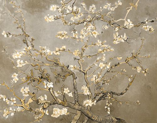 Amandelbloesem Vincent van Gogh in modern jasje nr. 1