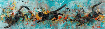Painting Cat | Cats by Wonderful Art