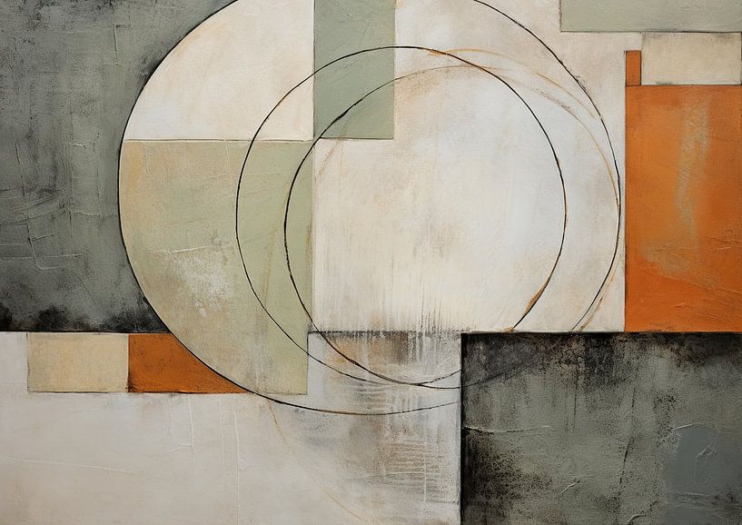 Shapes and textures by Abstract Painting
