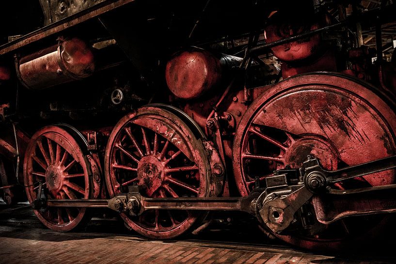 Locomotief in detail van Willem Woudenberg / Photobywim